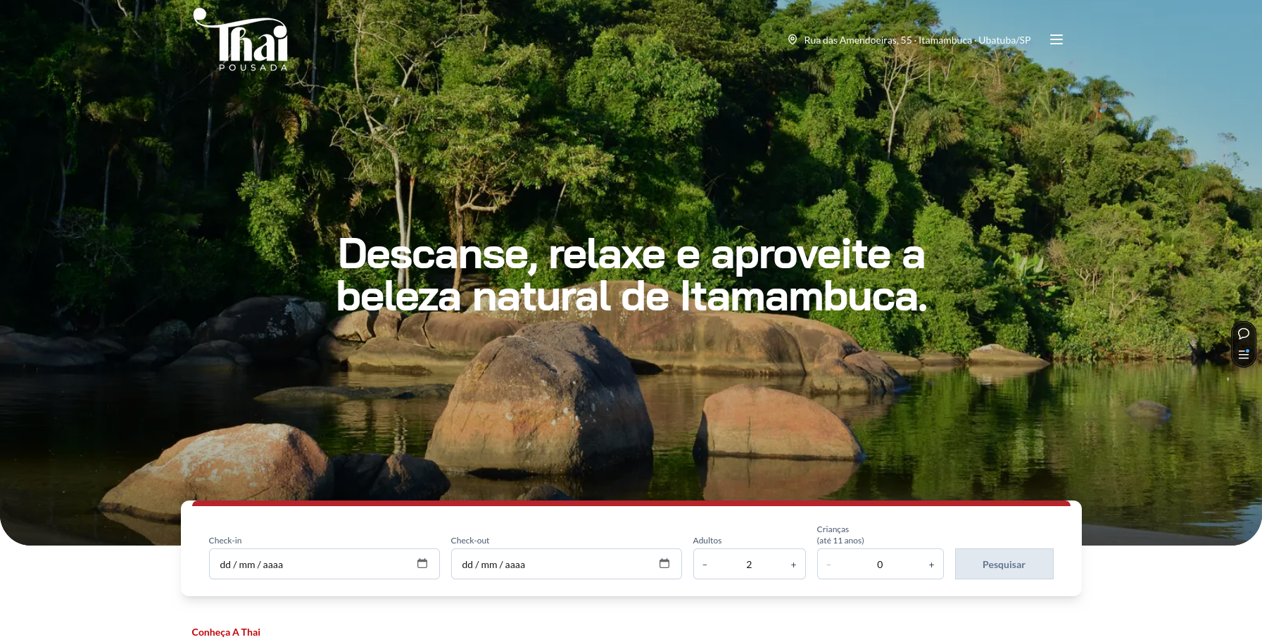 Thai Pousada (Site + presença digital)